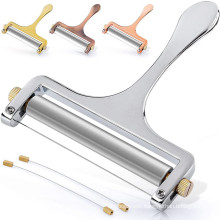 Hot selling Cheese Slicer With Adjustable Thickness -304 SS Cheese  slicer tools With extra 2 Wires For soft&Semi-hard cheese